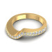 0.45CT Round Cut Diamonds Wedding Band