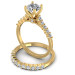 1.90CT Round Cut Diamonds Bridal Set