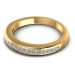 0.45CT Princess Cut Diamonds Wedding Band