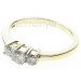 0.30CT Round Cut Diamonds Three Stone Ring